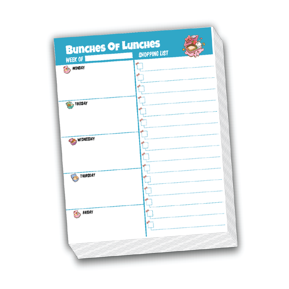 Shopping Notepad - Bunches of Lunches